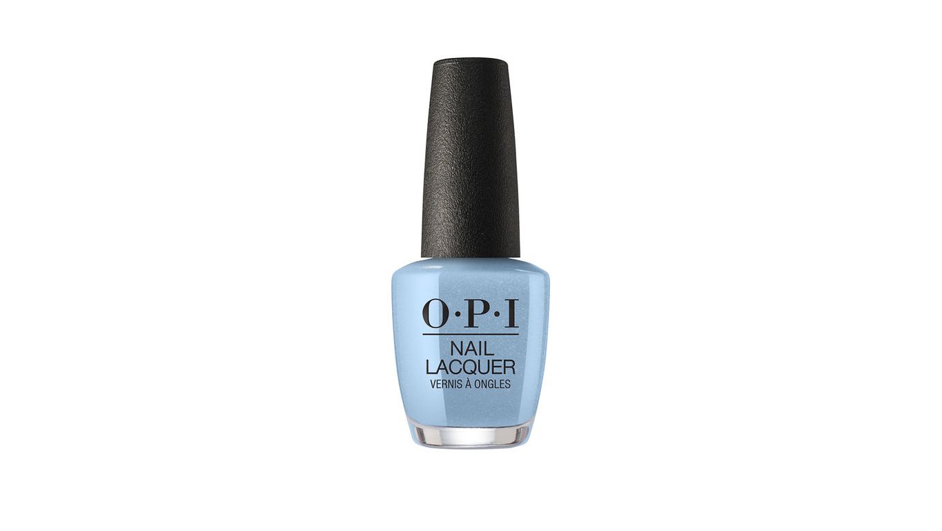 beauty product opi blue nail polish