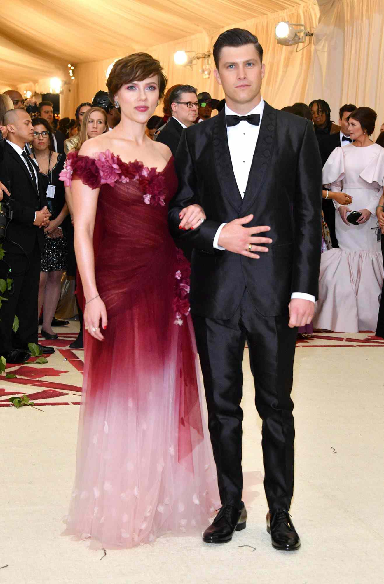 Scarlett Johansson and Colin Jost 2018 Met Gala
