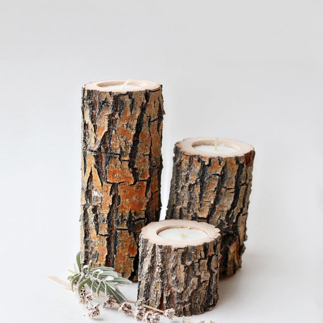 willow anniversary gift wooden candles