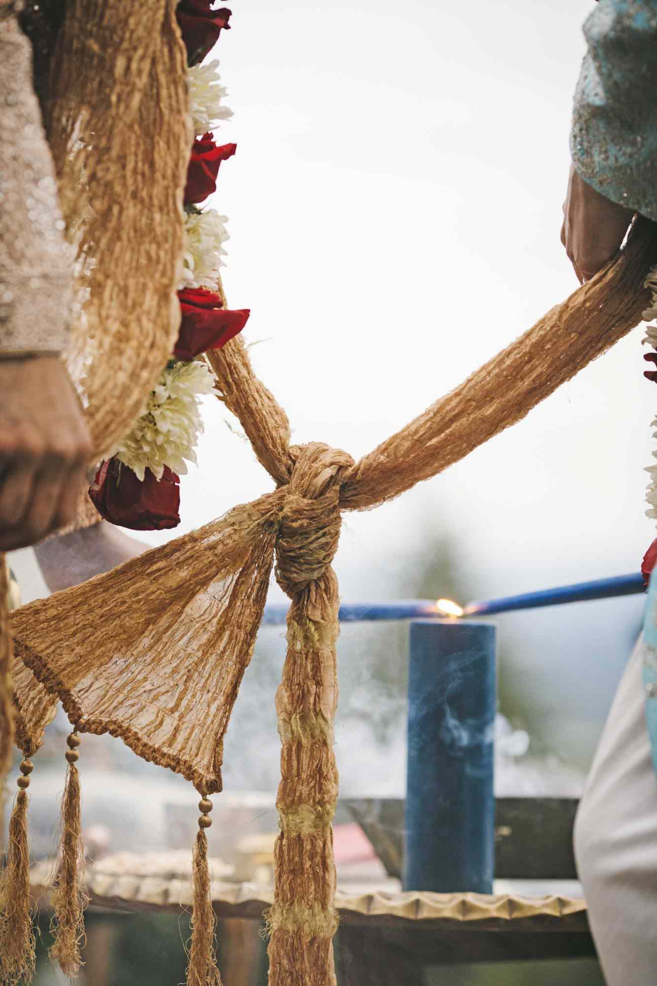 sanjay steven wedding ceremony knot