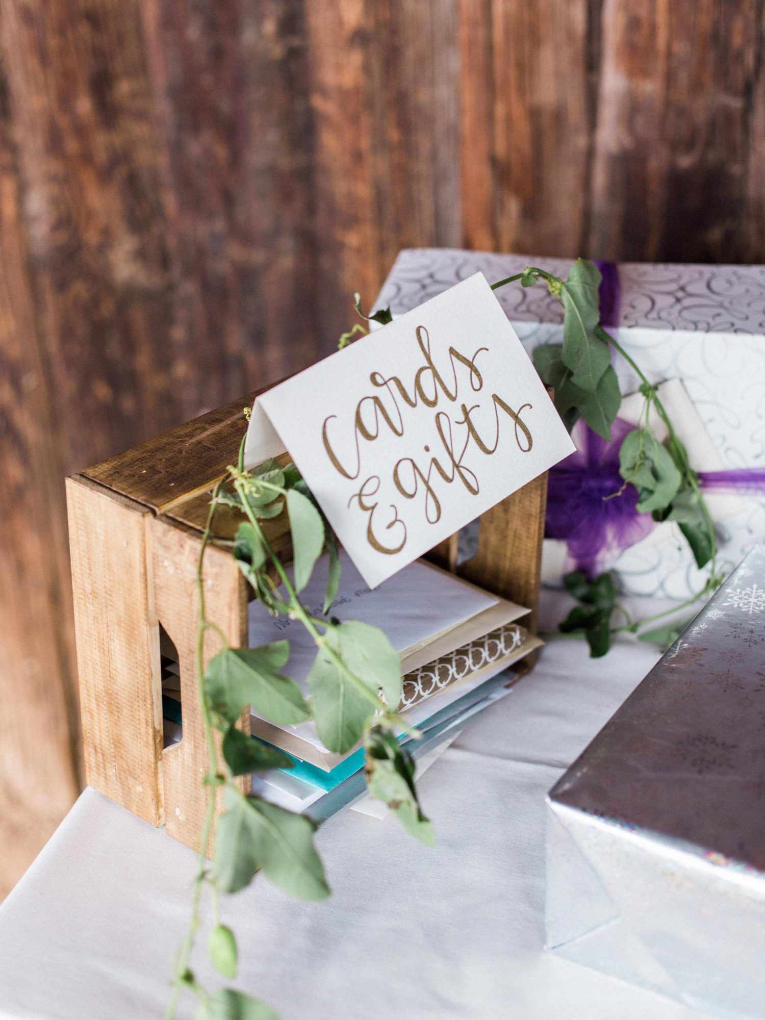 wedding gift tables rachel solomon photography wooden crate