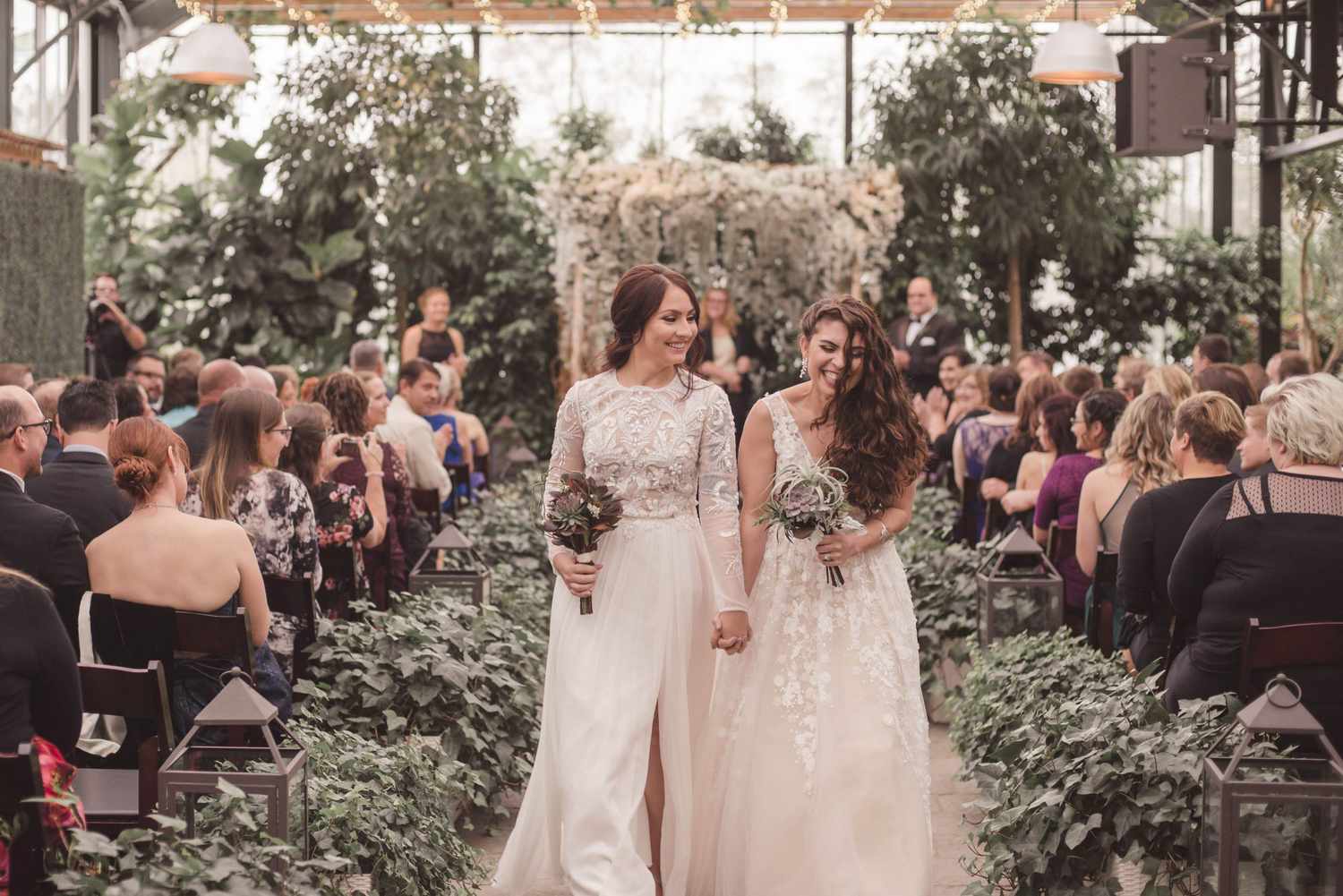 lgbtq bridal inspiration girl with the tattoos