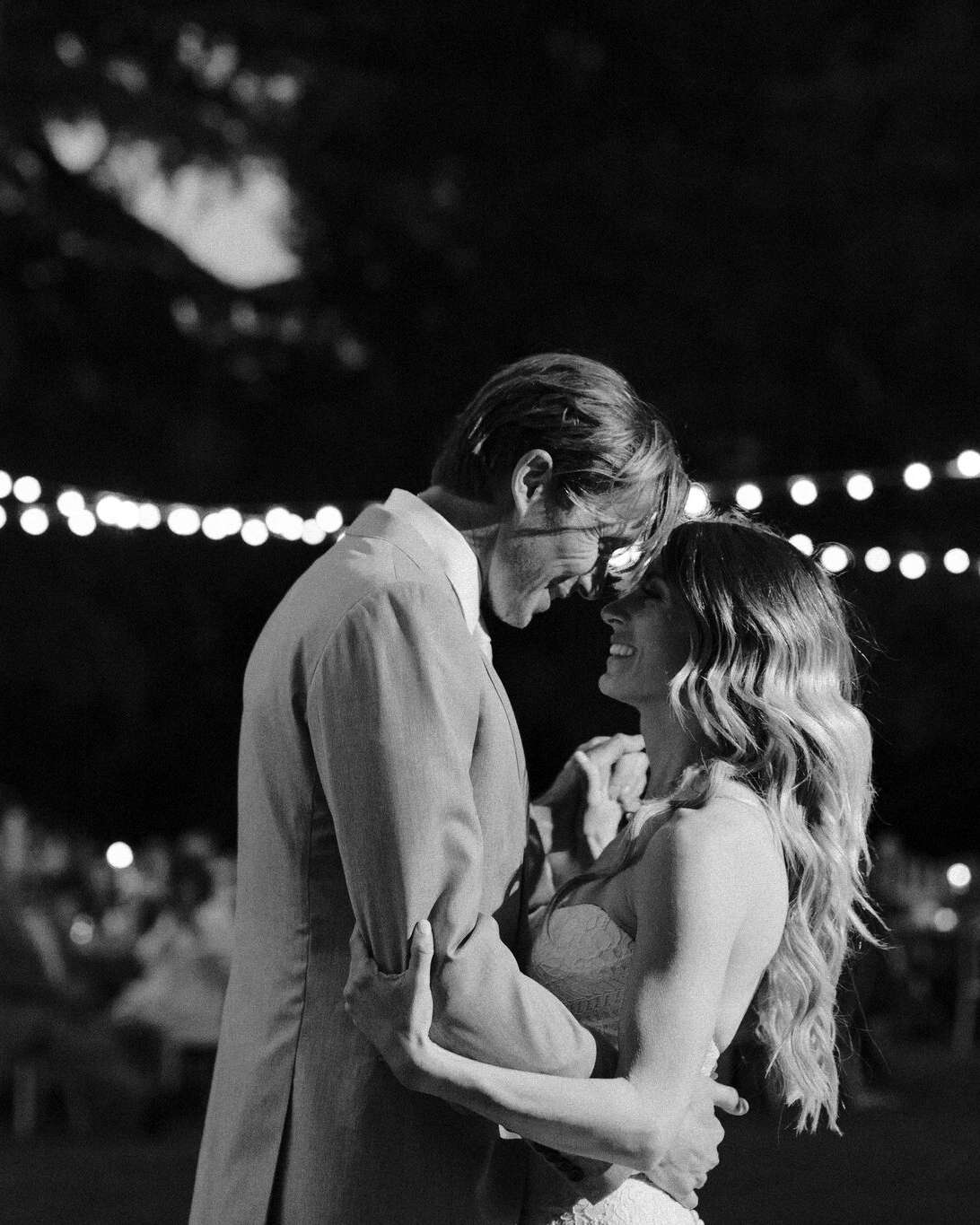 Tenley molzahn taylor leopold wedding first dance black and white