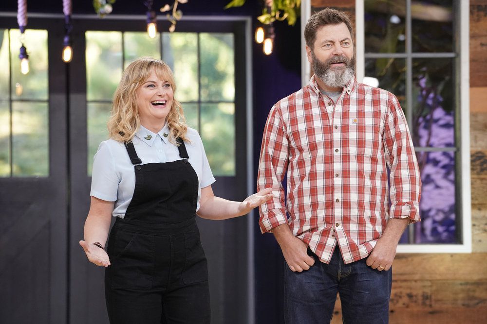 Amy Poehler and Nick Offerman
