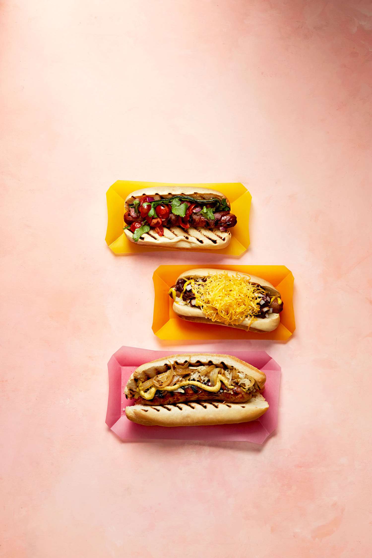 three ways to work a hot dog