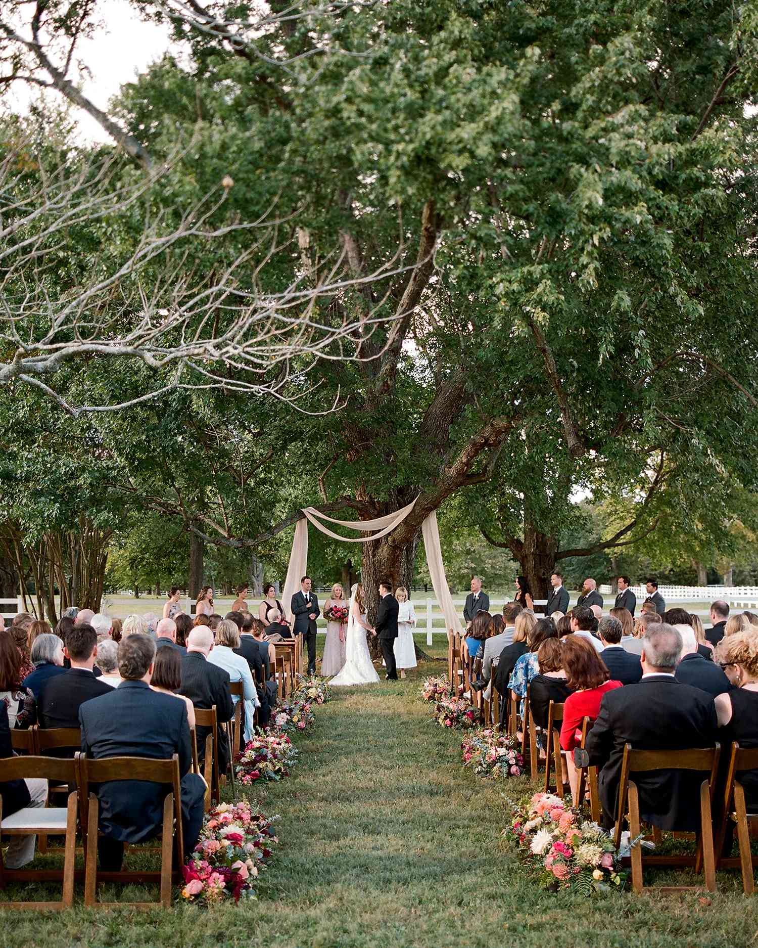 jen geoff wedding outdoor ceremony