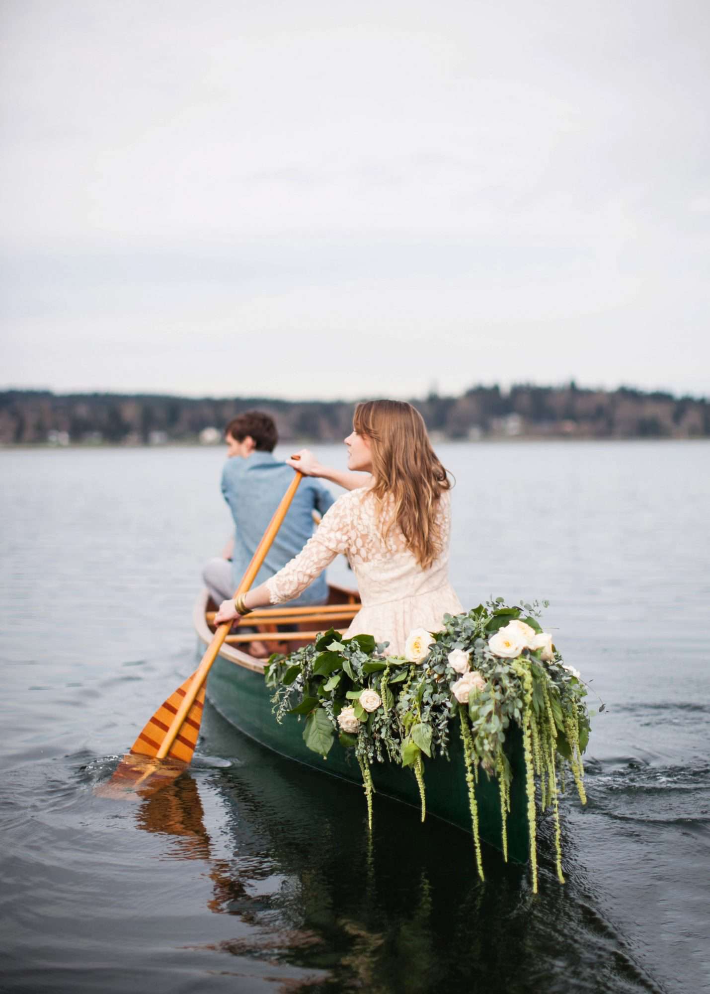wedding exits canoe marissa maharaj