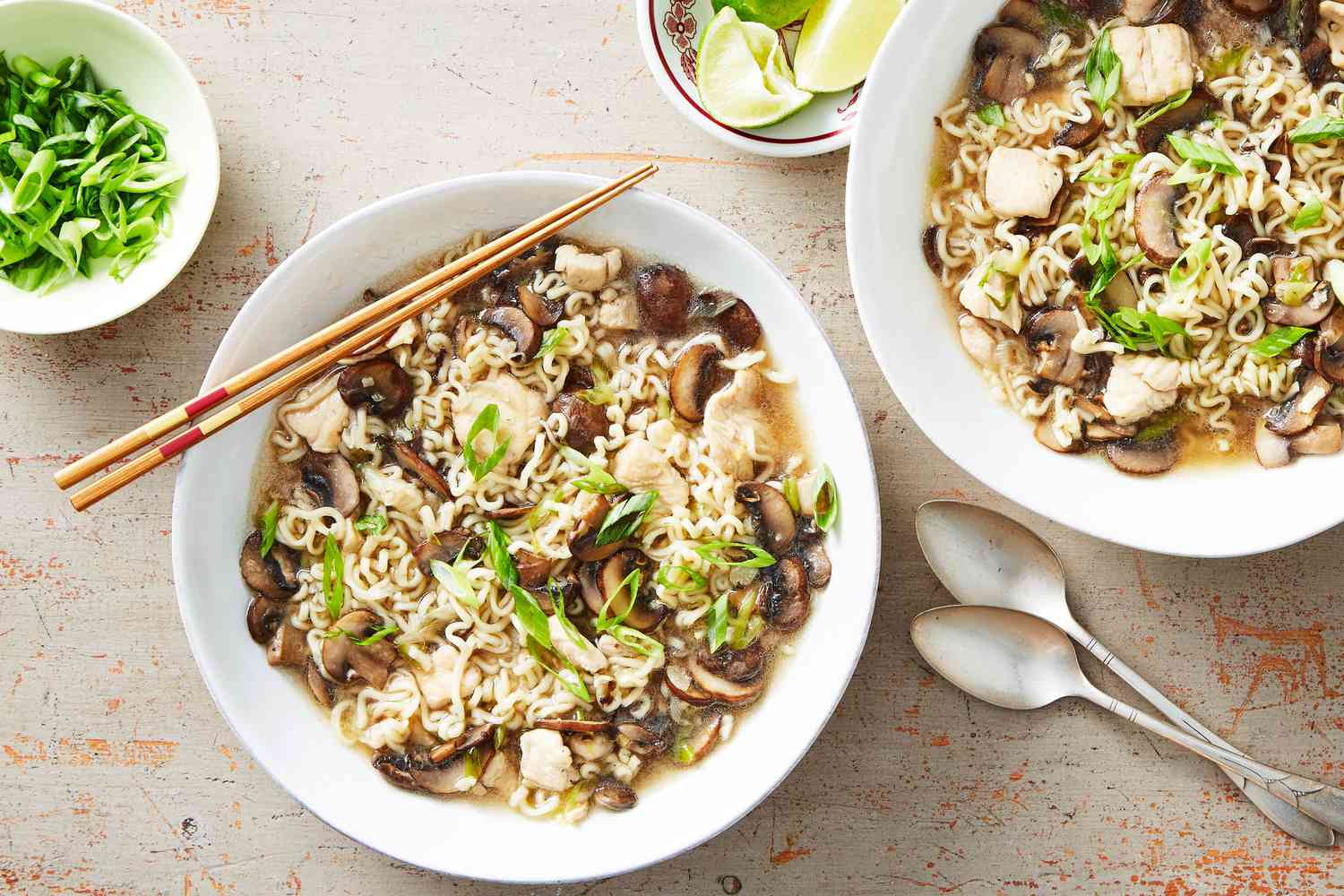 martha stewart ramen shitake mushrooms white bowl chopsticks merch