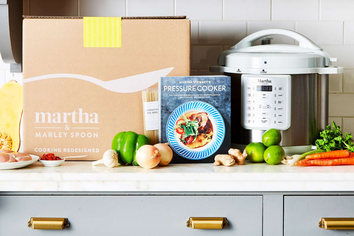 martha stewart pressure cooker cookbook counter cooking ingredients