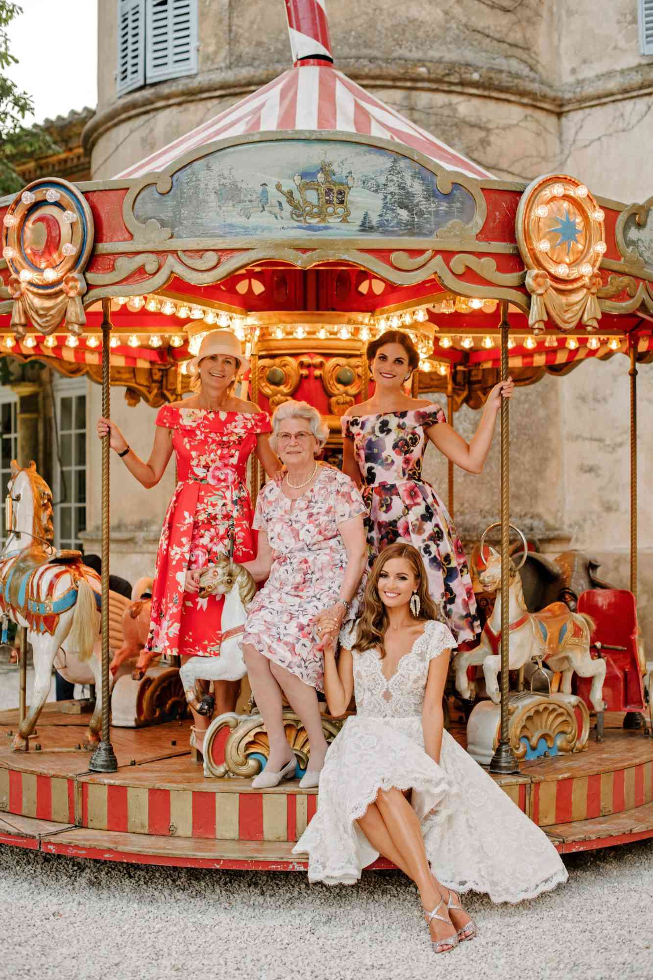 lara kjell circus party family carousel