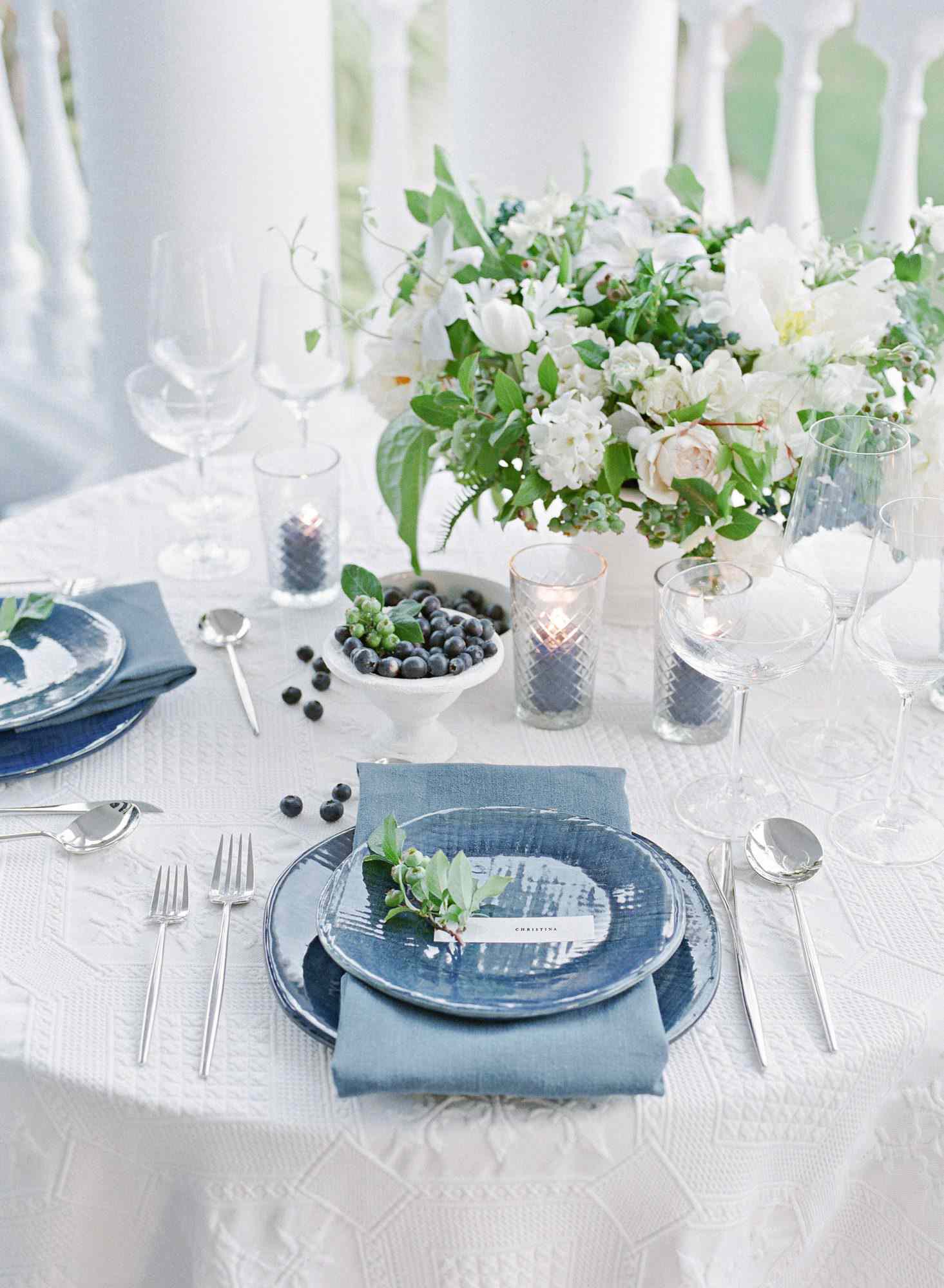 christina matt wedding charleston sc table setting