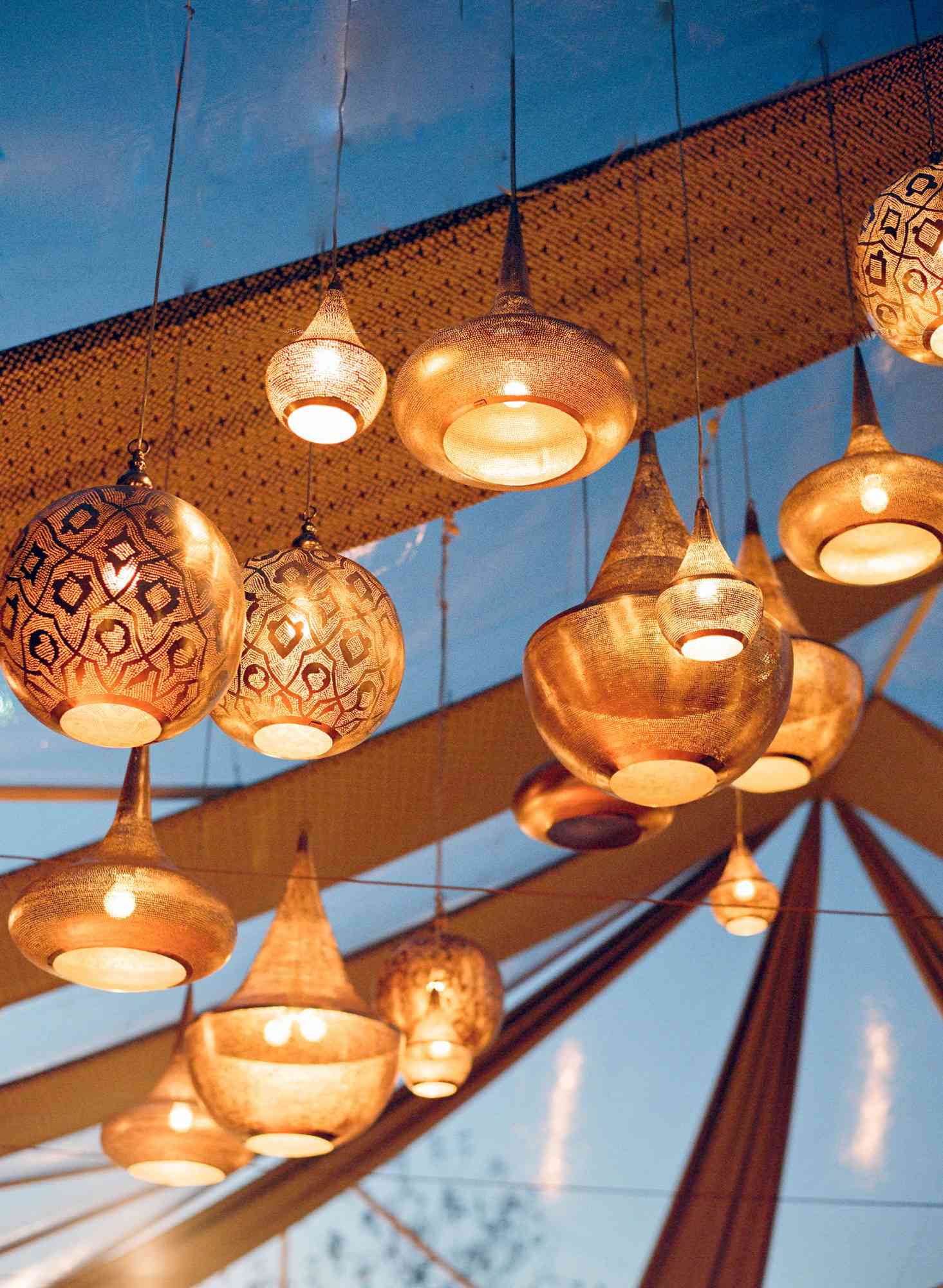 Moroccan Lanterns in the Tent