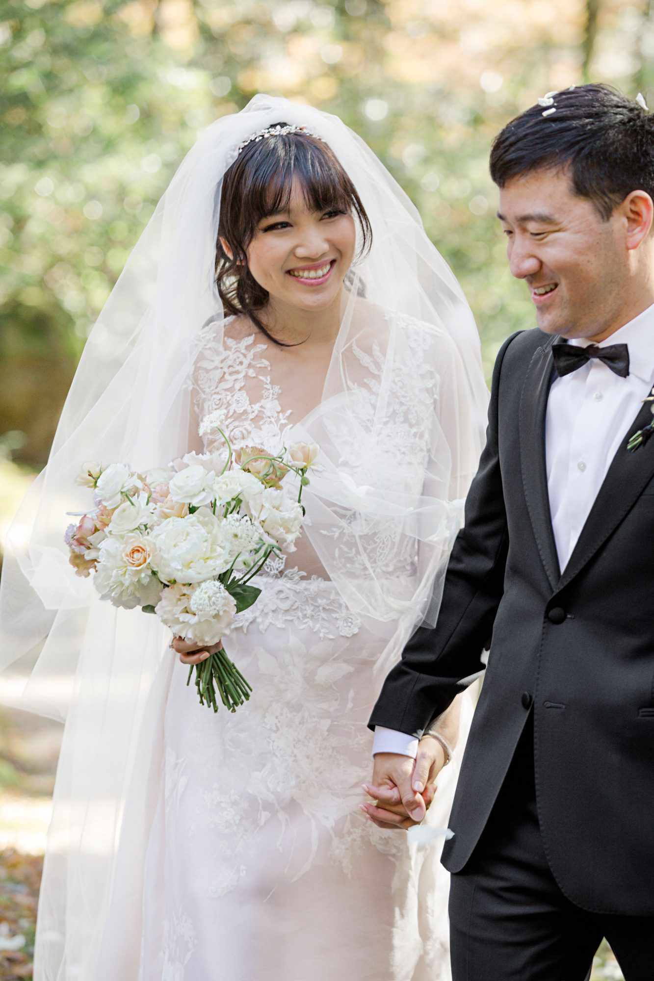 addie richard wedding japan couple holding hands