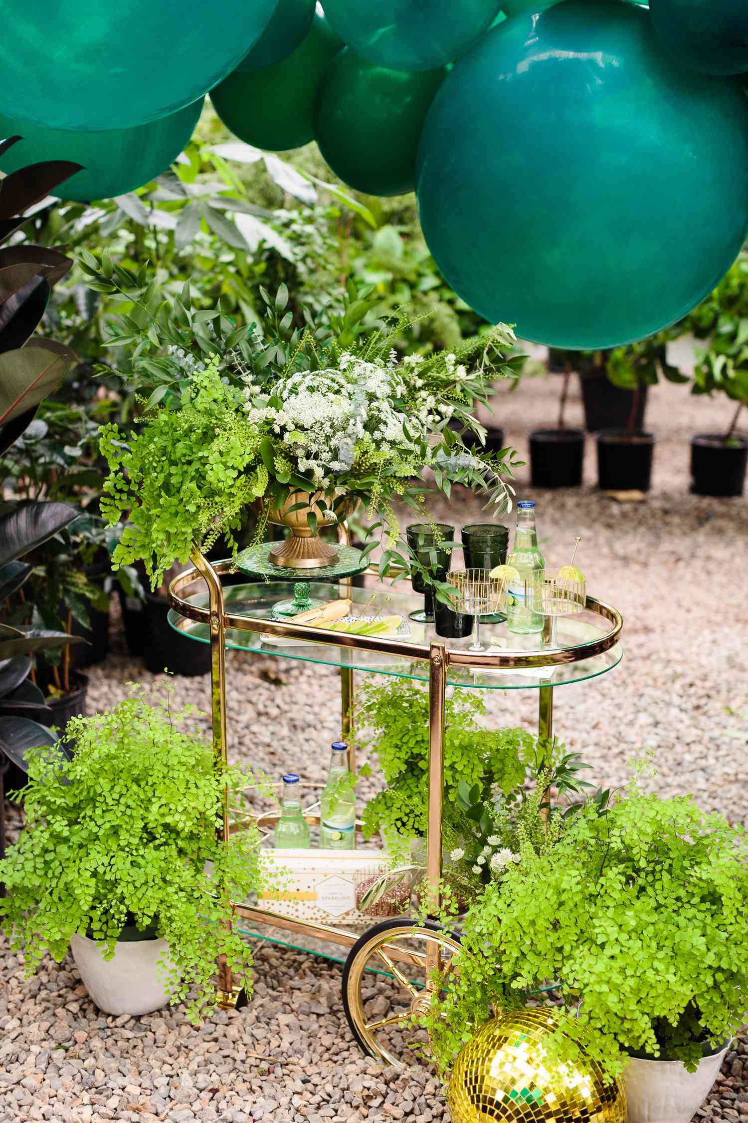 Greenhouse-Inspired St. Patricks Day Party