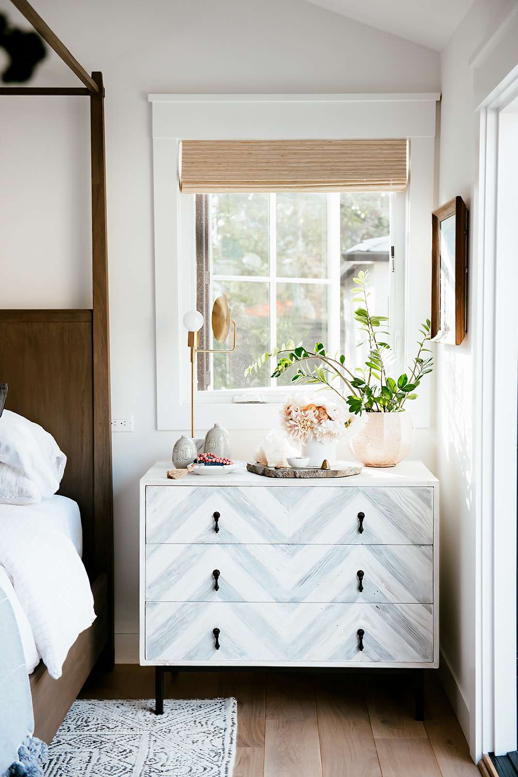Try Mismatched Nightstands
