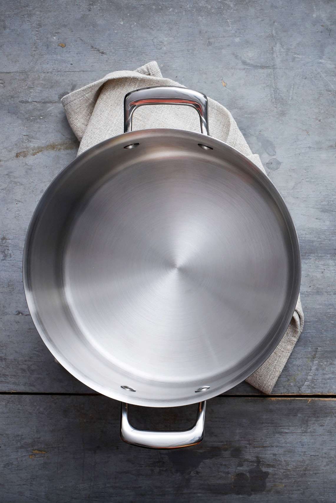 pressure cooker on a gray countertop