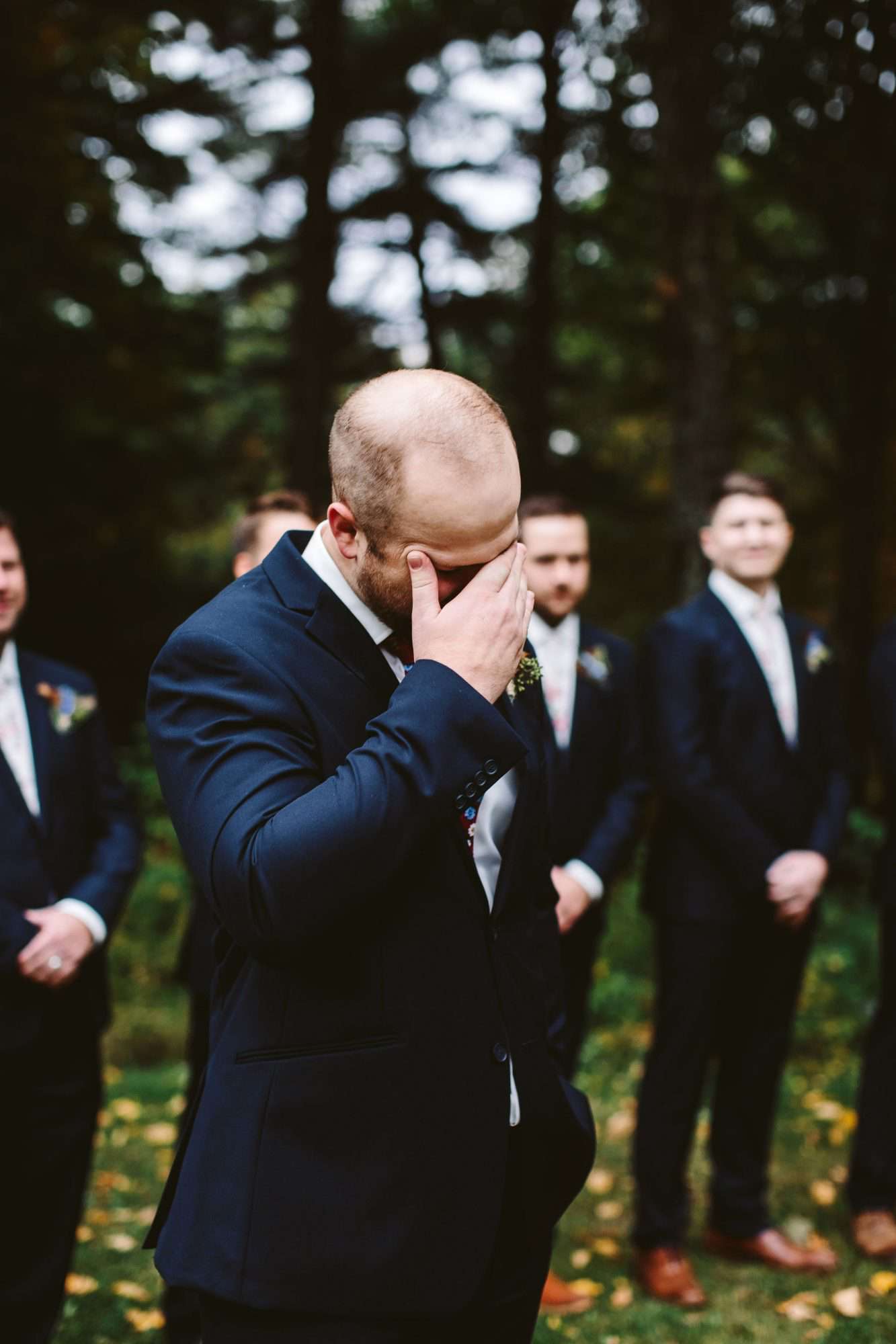 rivka aaron wedding emotional groom