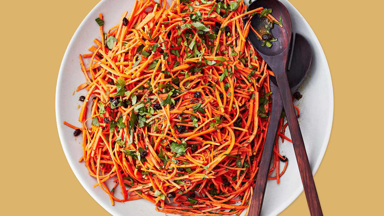 carrot slaw with caraway and raisins