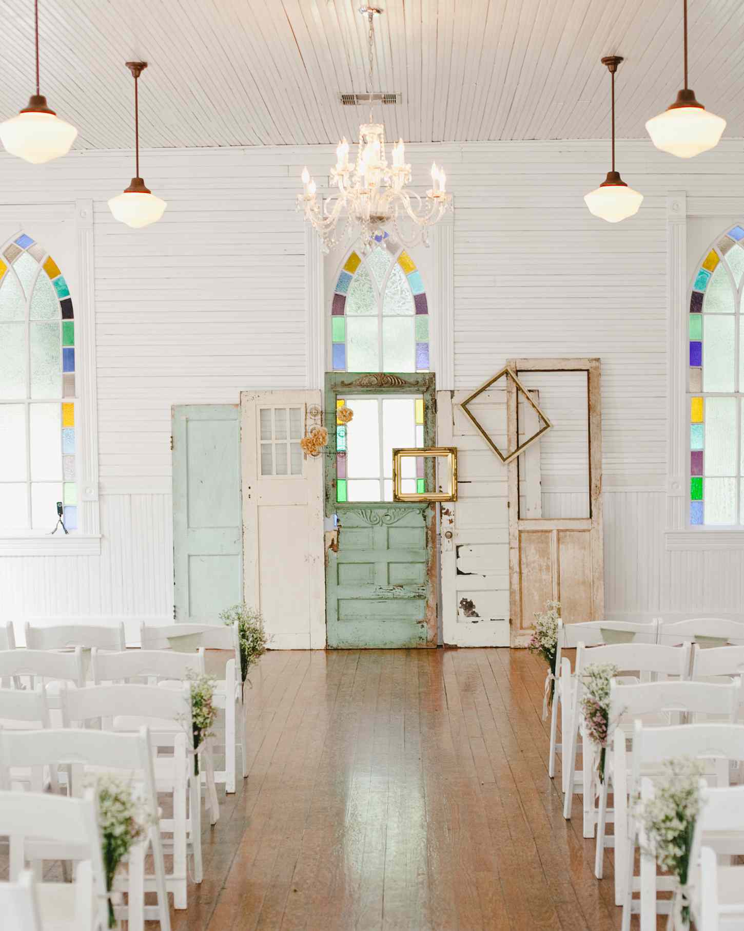 Colorful Windows wedding venue