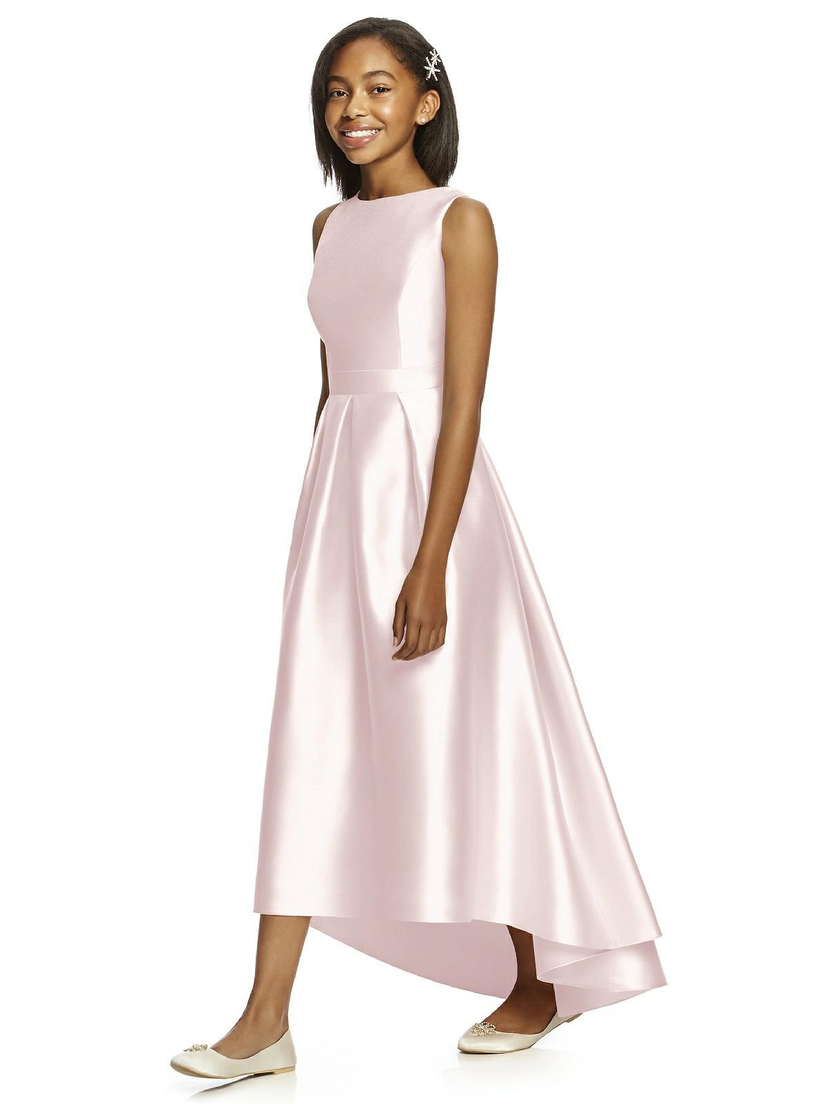 Dessy Collection Sateen Twill Dress