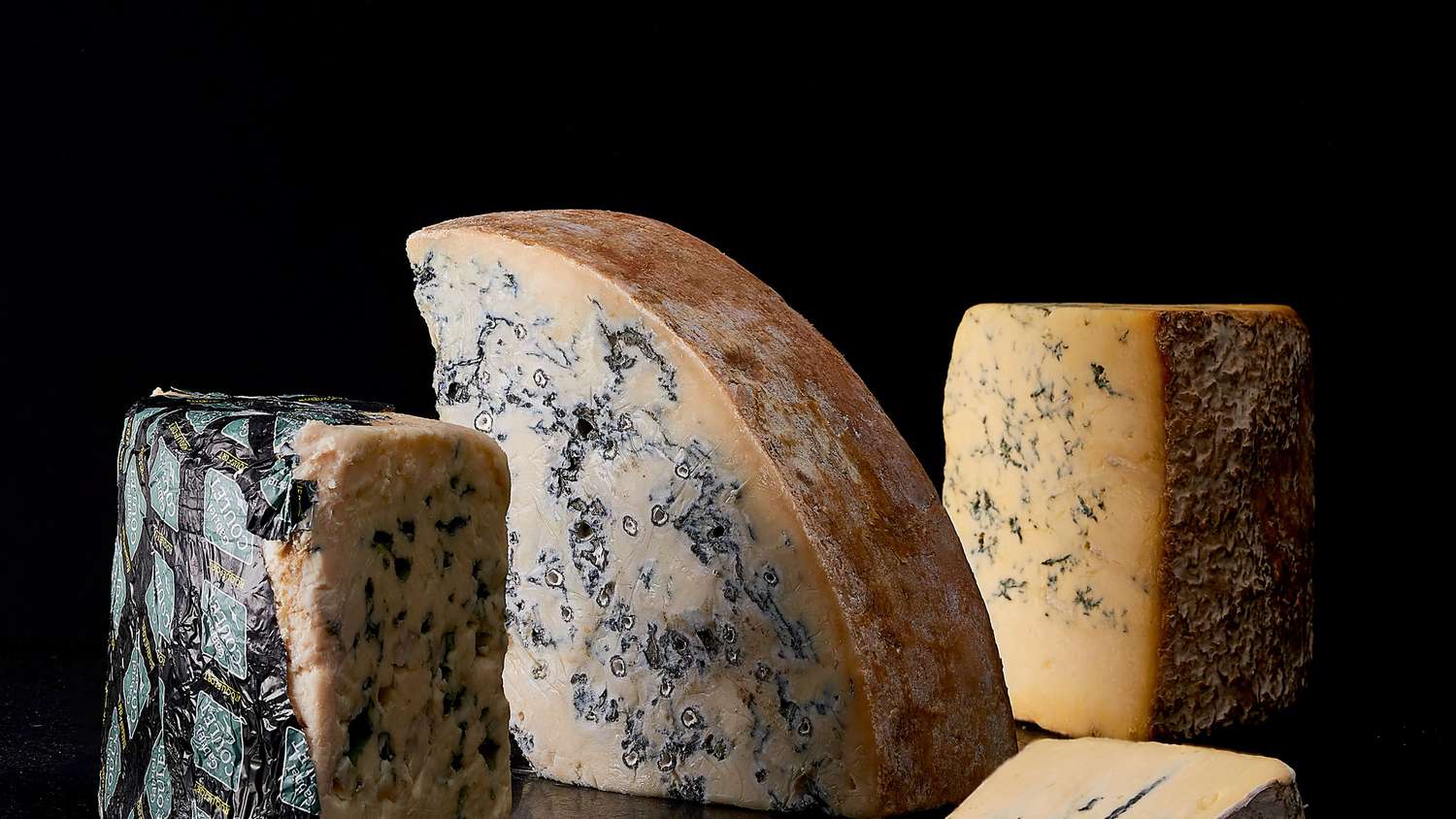 blocks of blue cheese