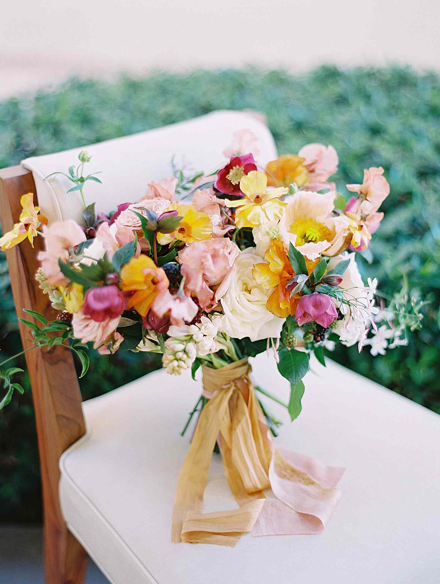 A Delicate Bridal Bouquet