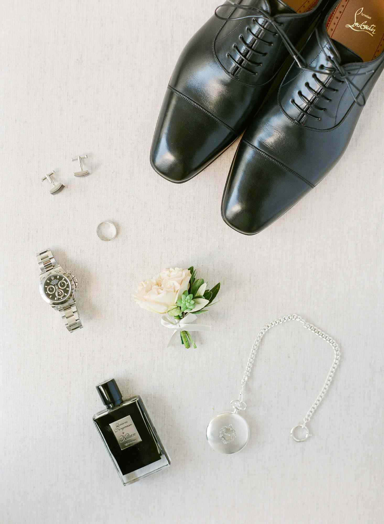 julia mauro wedding groom accessories