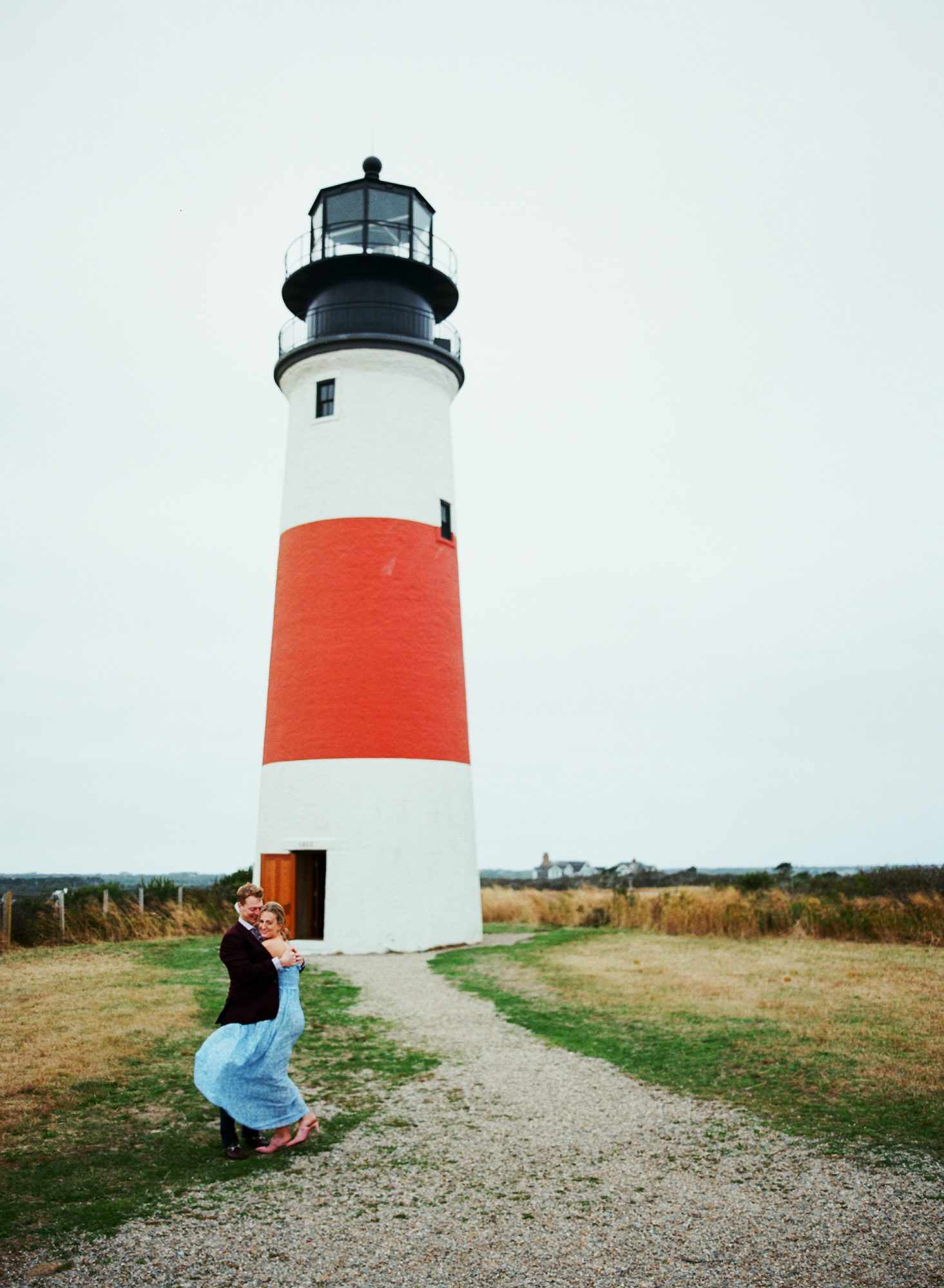 Sankaty Head Lighthouse in Nantucket, Massachusetts