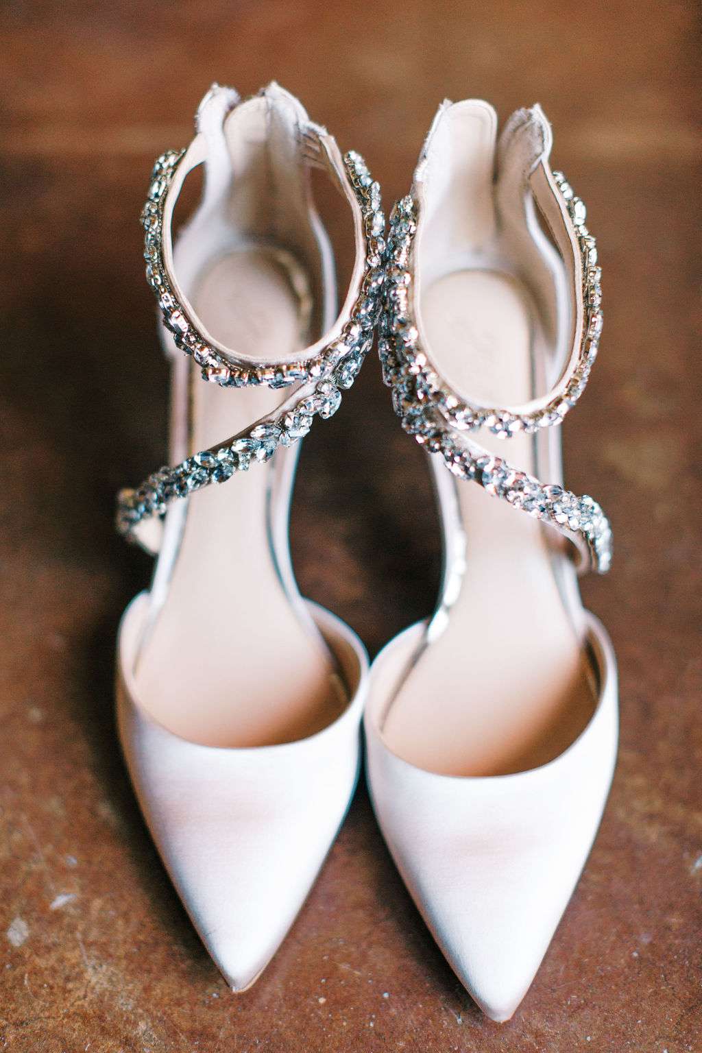 meagan robert bride's wedding shoes