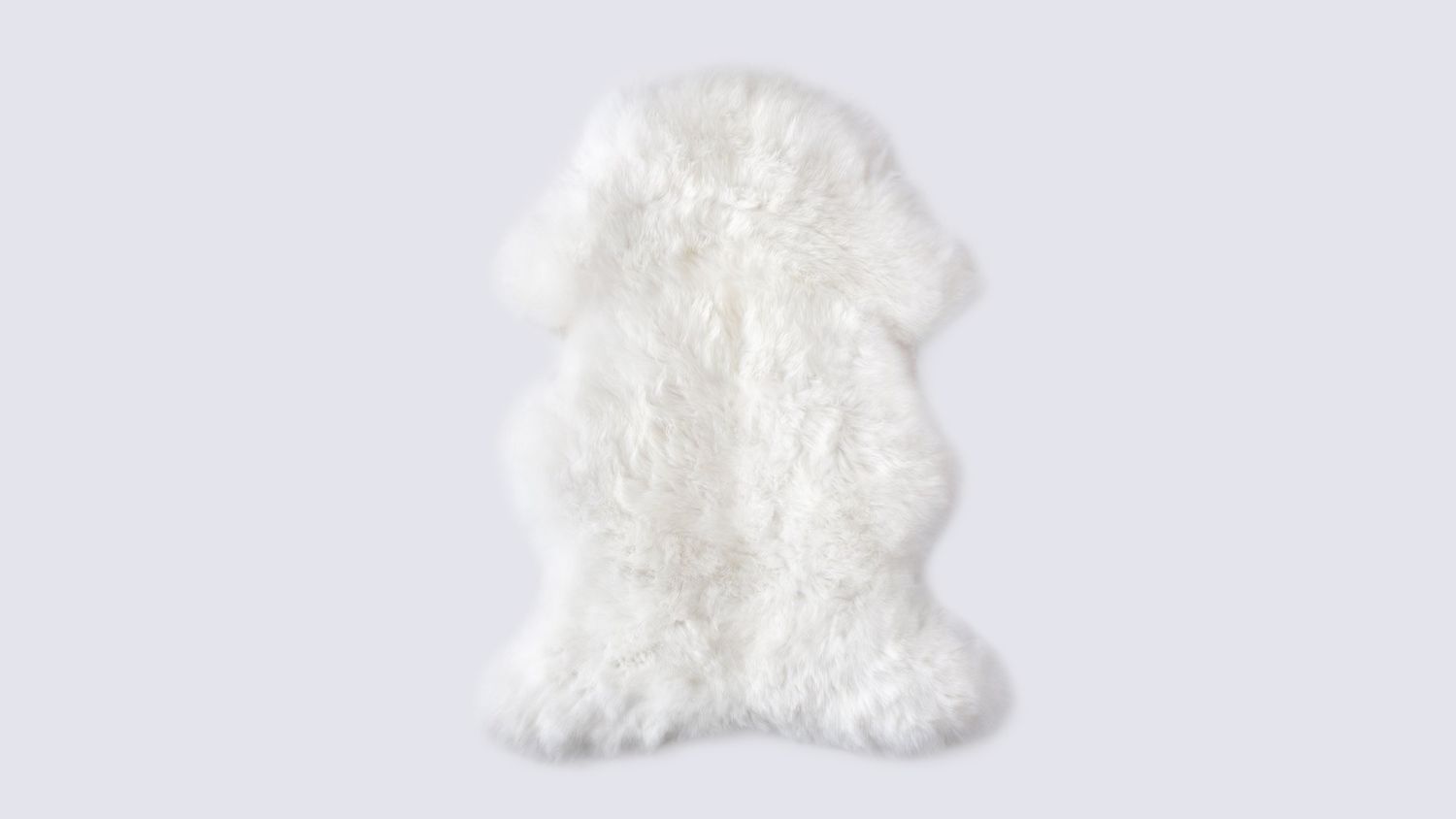 soft white sheepskin rug