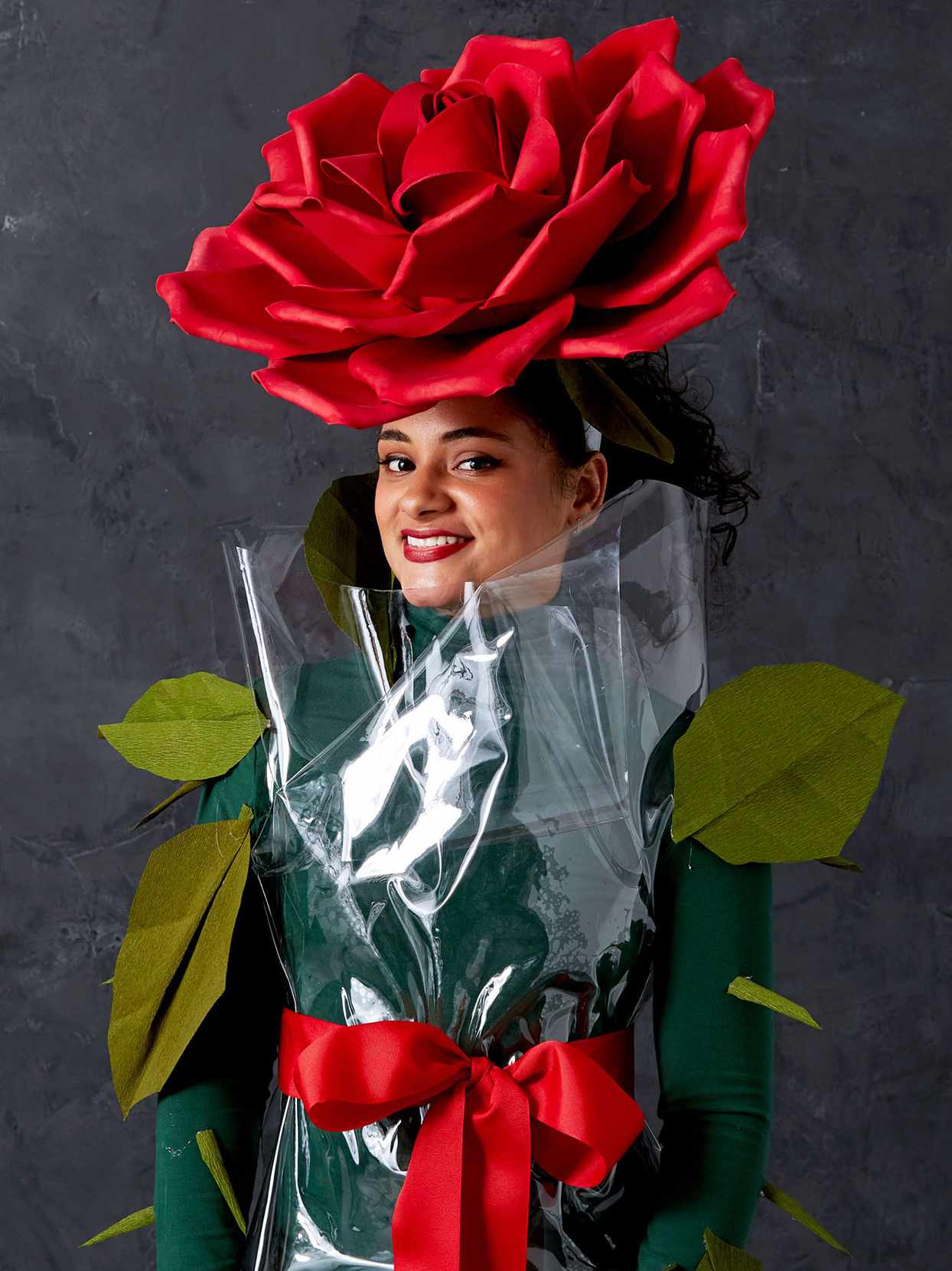wrapped deli rose costume