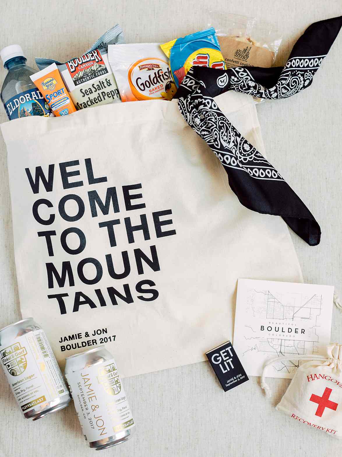 Mountain Welcome Bags