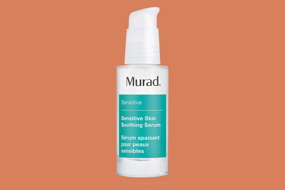 small white pump bottle Murad Sensitive Skin Soothing Serum