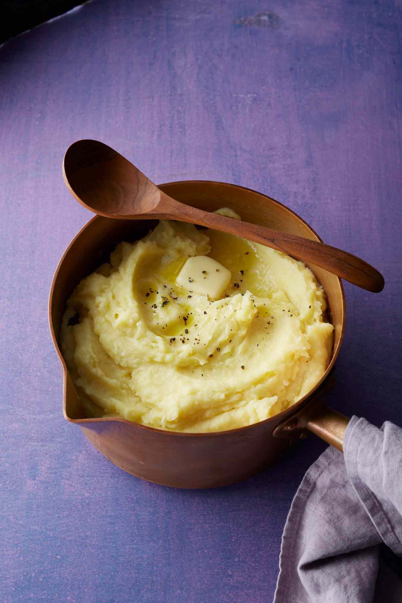 test kitchen's garlic-thyme mashed potatoes
