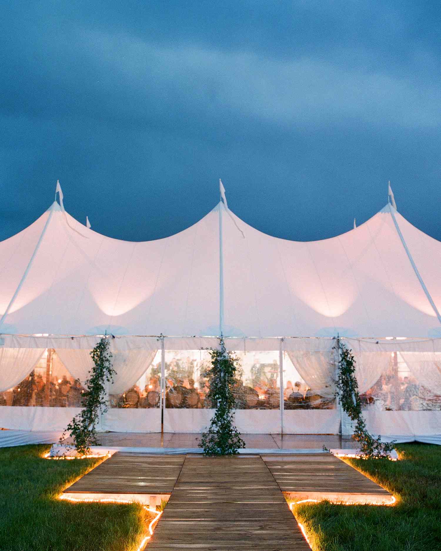 sloan scott wedding tent white