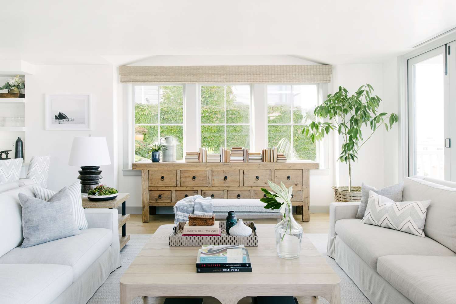 light neutrals color scheme living room furniture