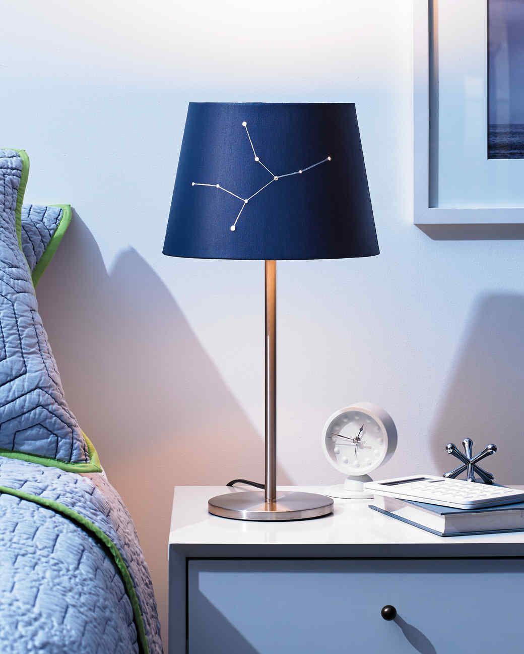 AFPANQZ Starry Galaxy Print Lamp Shape UNO Lampshade Living Room Decoration for Floor Lamp Table Lamp Shades Drum for Women Mens Bedroom 11.2 x 6.7 Navy Blue 