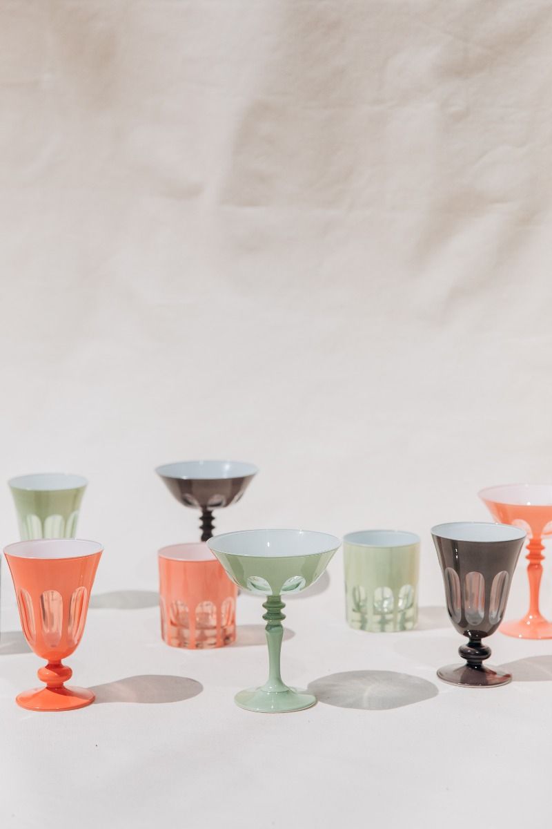various styled colored glasses