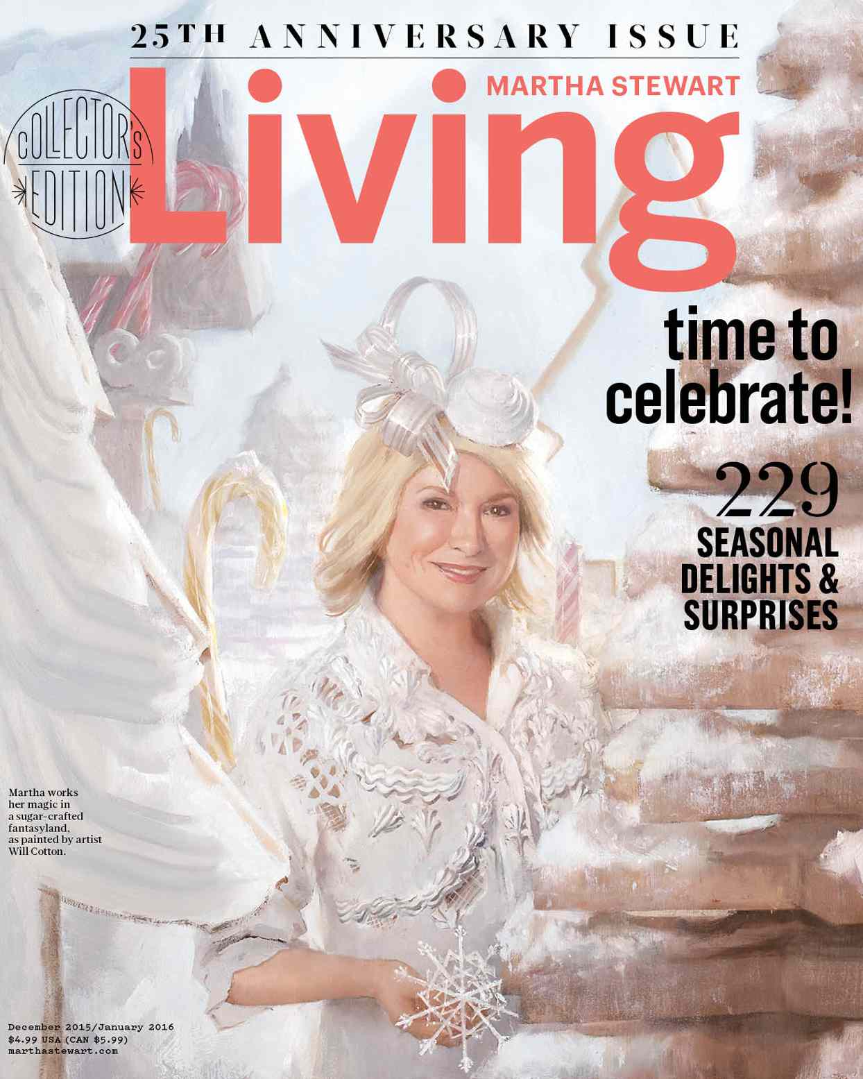 Martha Stewart Living December 2015 Cover