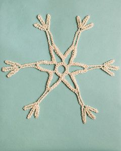 skinny crochet snowflake pattern 1