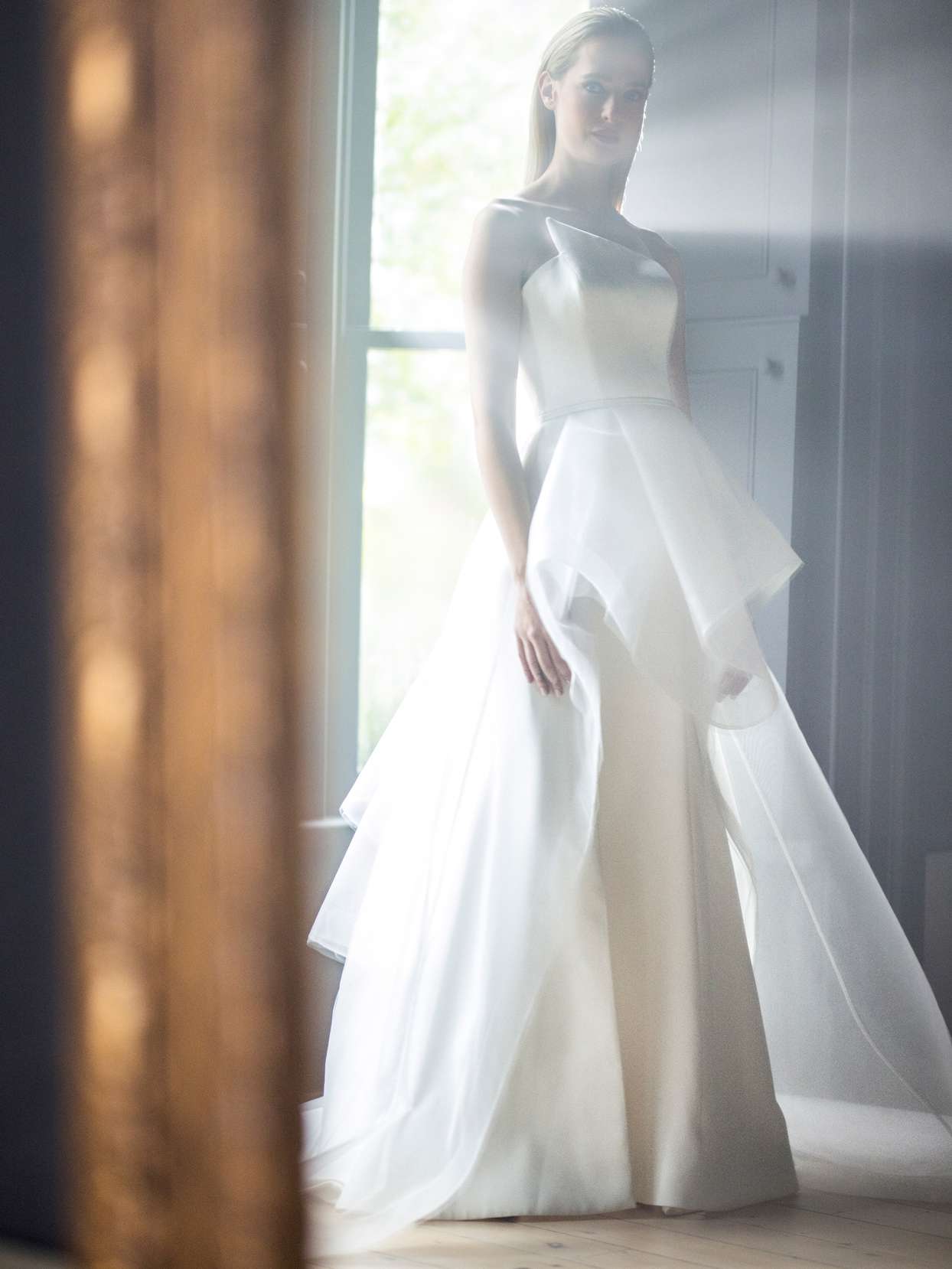Romona Keveza strapless a-line wedding dress fall 2021