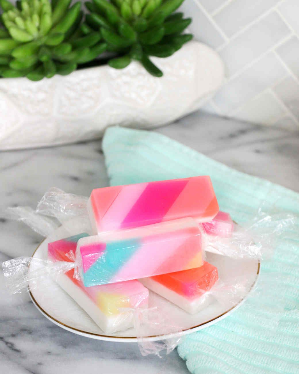 candy striped soap