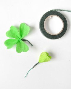 St Patrick's Day gold clover wreath