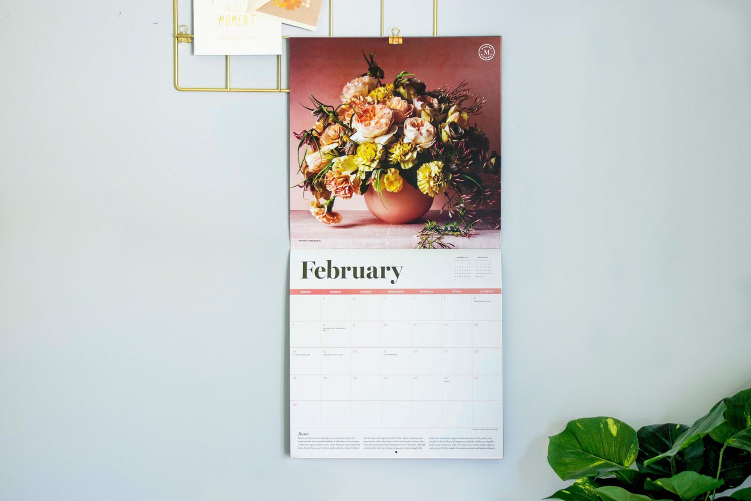 Martha Stewart Flowers Calendar
