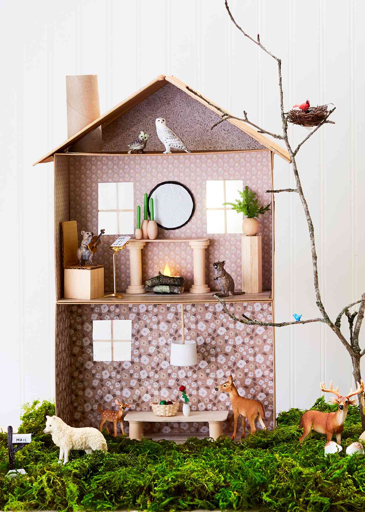 How to Make Miniature House of Woodland Animals | Martha Stewart