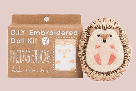 embroidery hedgehog