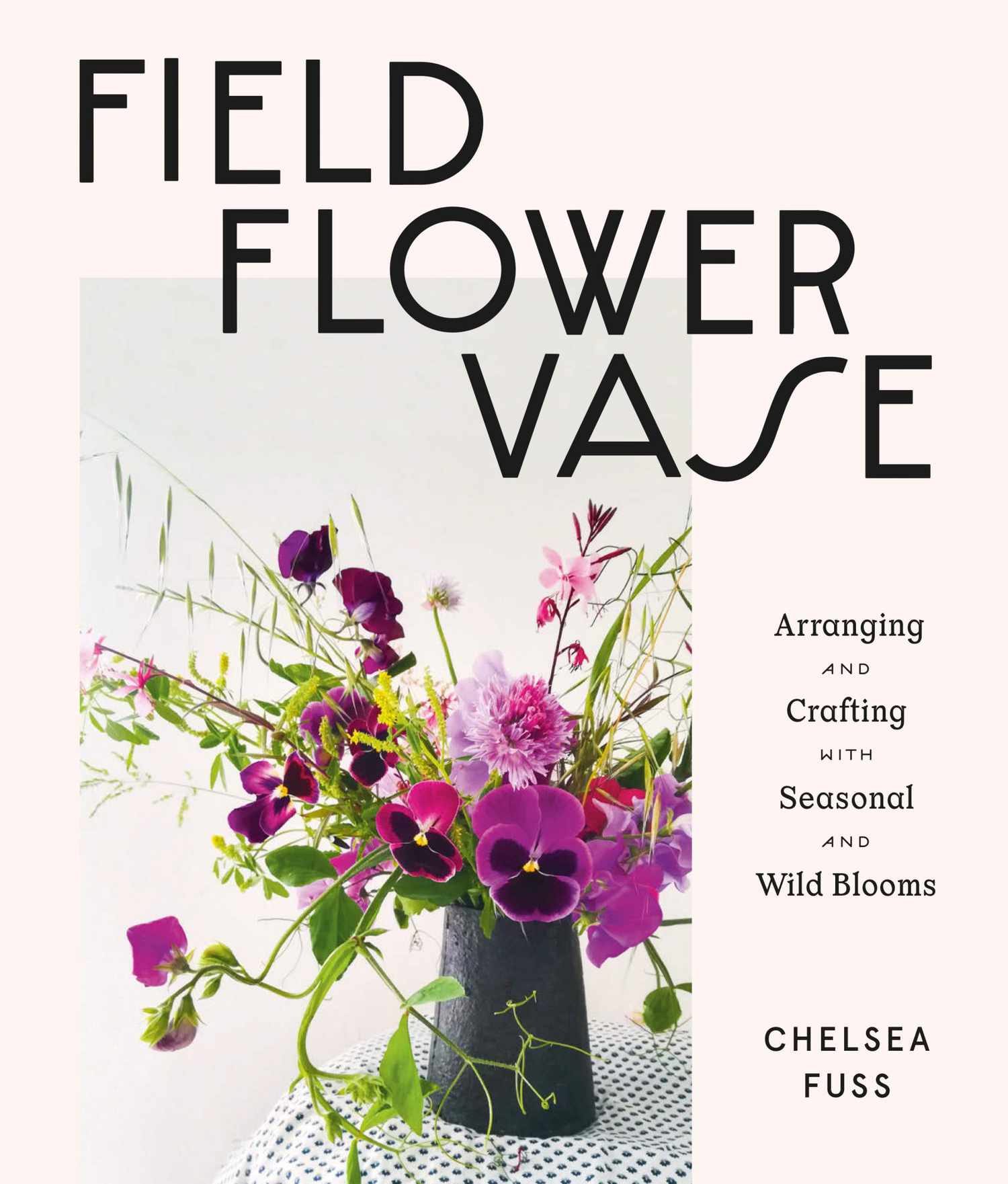 book jacket for field flower vase