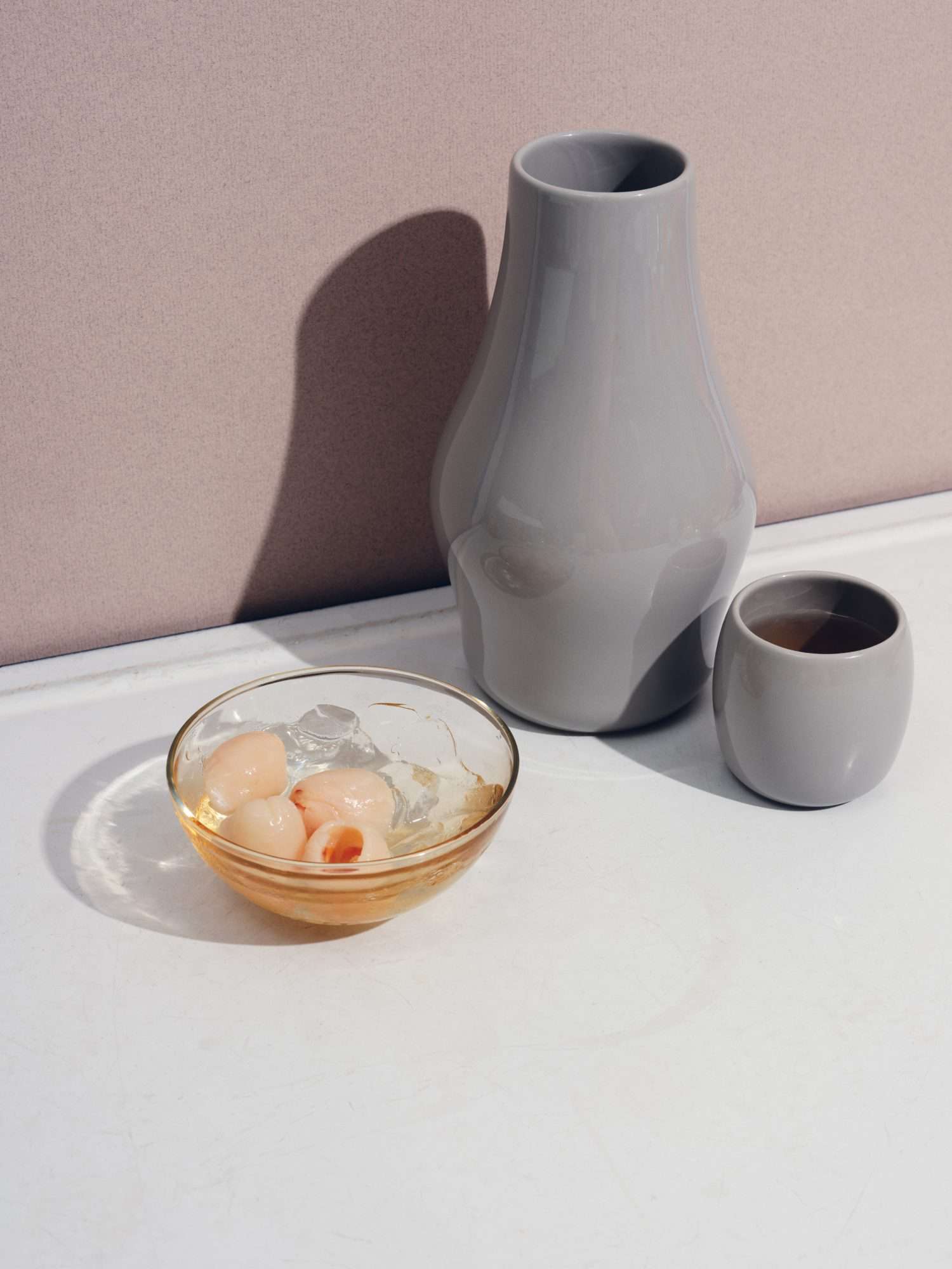 Ceramic Carafe and Cup
