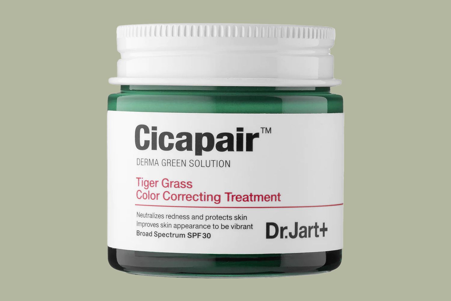 dr jart cicapair tiger grass color correcting treatment spf jar