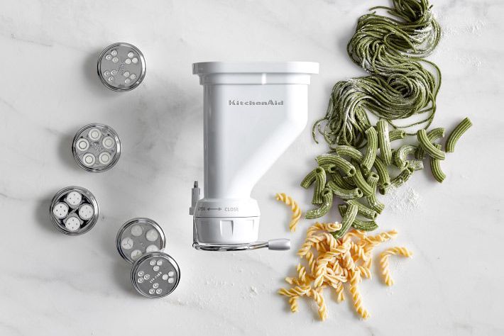 kitchenaid gourmet pasta press with attachments